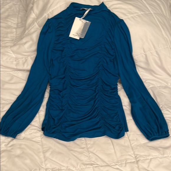Blue Women's Top GRACE KAREN - Picture 1 of 8